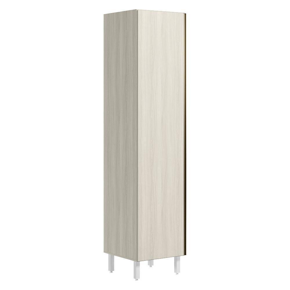 Paneleiro 1 Porta 221x50cm Mdf Kali 12229 Bianco Toq Bianco Toq Nicioli Bianco Toq Bianco Toq - 1