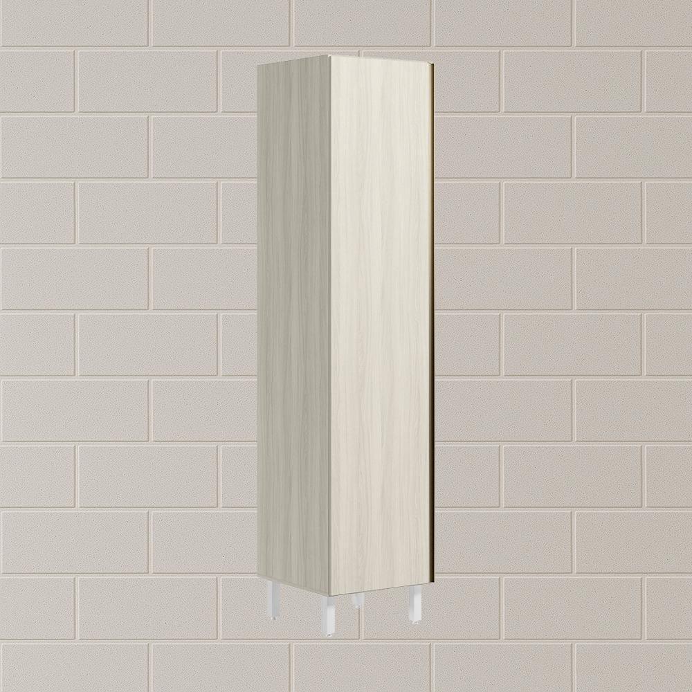 Paneleiro 1 Porta 221x50cm Mdf Kali 12229 Bianco Toq Bianco Toq Nicioli Bianco Toq Bianco Toq - 7