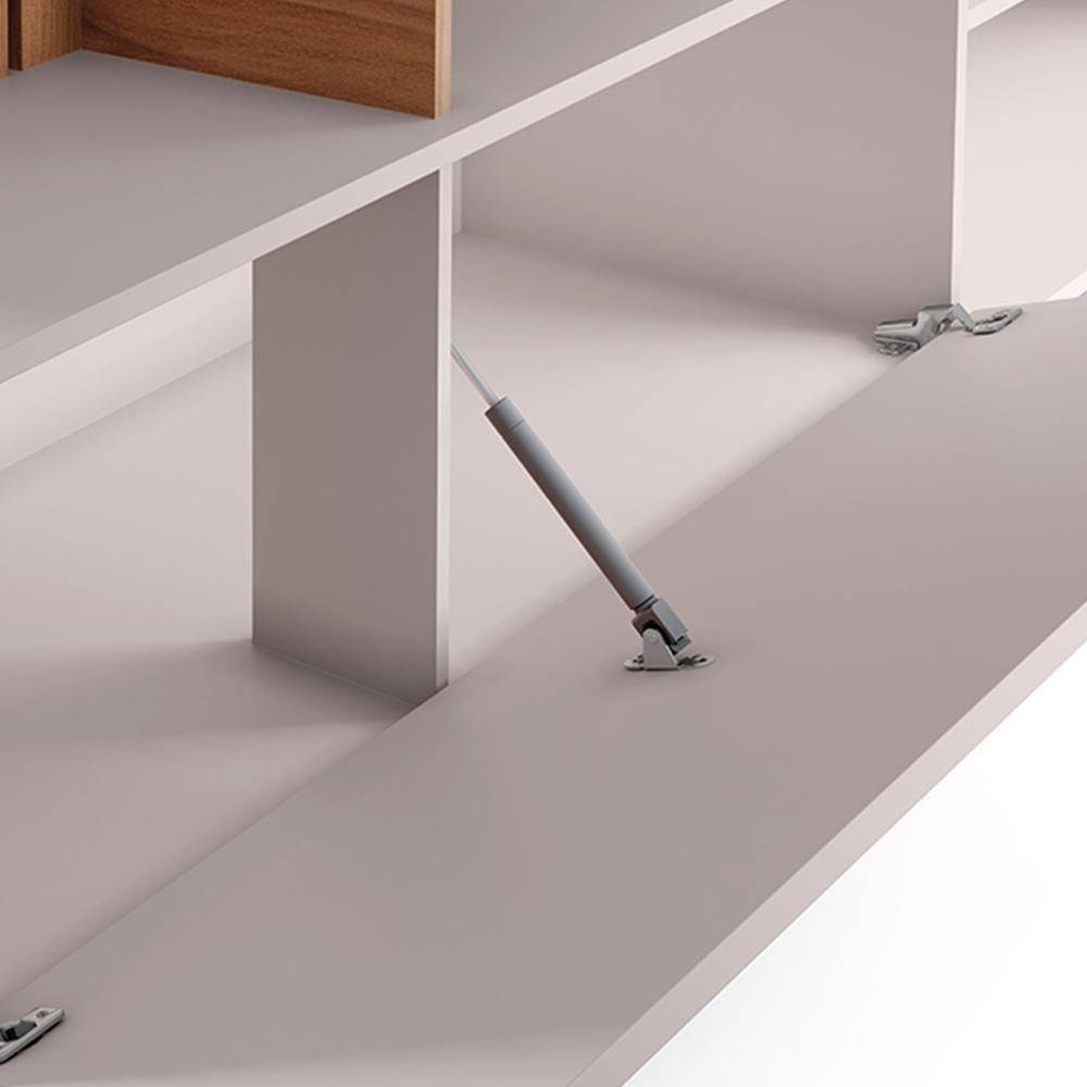 Estante Home Theater Maceió Freijó-off White Para Tv Até 65? Com Pés - Colibri Freijó-off White - 4