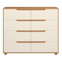 Cômoda Doble 8 Gavetas Freijó-off White - Móveis Albatroz Freijó-off White - 3