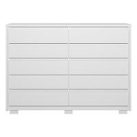 Cômoda Duetto 10 Gavetas Branco - Móveis Albatroz Branco - 3