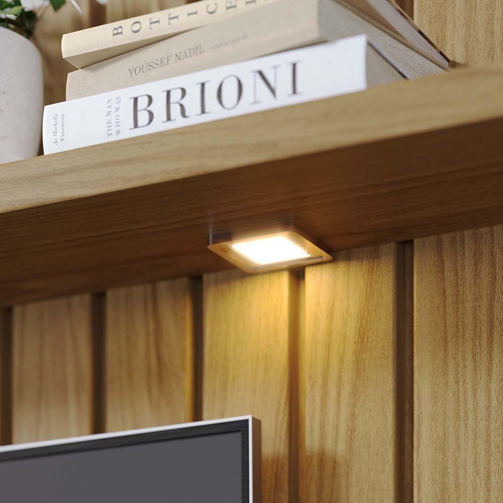 Home Suspenso Tocantins 1.8 Off White-freijó Para Tv Até 65? - Colibri Off White-freijó - 6