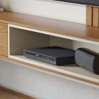 Home Suspenso Tocantins 1.8 Off White-freijó Para Tv Até 65? - Colibri Off White-freijó - 2