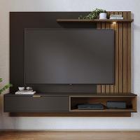 Home Suspenso Tocantins 1.8 Preto Fosco-noce Milano Para Tv Até 65? - Colibri Preto Fosco-noce Milano - 2