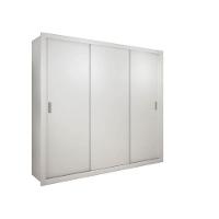 Guarda Roupa Casal Veneza 3 Portas 4 Gavetas Mdf Rufato Branco - 1