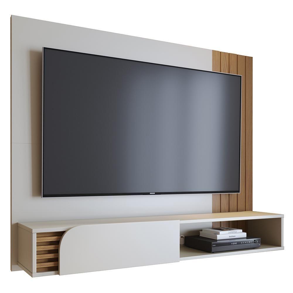 Home Suspenso Jurerê 1.6 Off White Matte-freijó Para Tv Até 60? - Colibri Off White Matte-freijó - 1