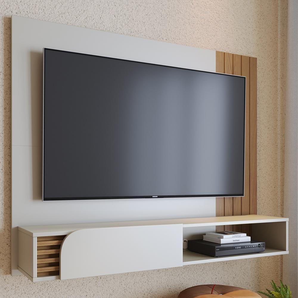 Home Suspenso Jurerê 1.6 Off White Matte-freijó Para Tv Até 60? - Colibri Off White Matte-freijó - 2