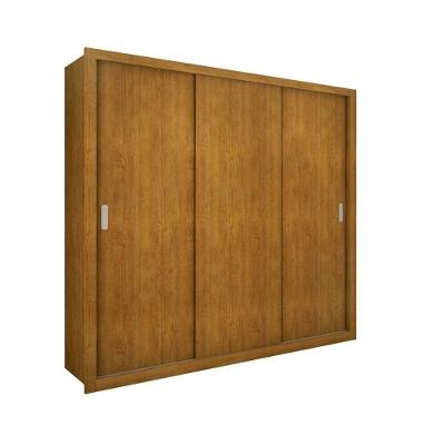 Guarda Roupa Casal Veneza 3 Portas 4 Gavetas Mdf Rufato Imbuia