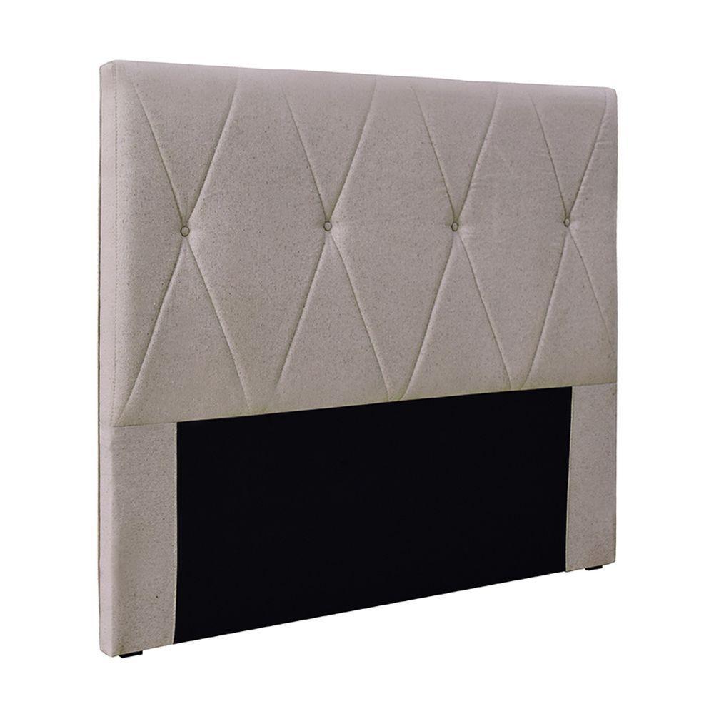 Cabeceira King Size 1,95m Yves Linho Areia - Gran Belo - 1