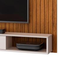 Painel Suspenso Tv 70 Pol 193 Cm Rio Freijo Off White Dj Moveis Freijo Off White - 6