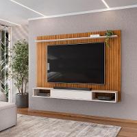 Painel Suspenso Tv 70 Pol 193 Cm Rio Freijo Off White Dj Moveis Freijo Off White - 7