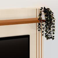 Home Suspenso Laredo 160cm Pérola Metalizado-cinamomo Mel Para Tv Até 65? - Mobler Pérola Metalizado-cinamomo Mel - 3