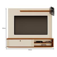 Home Suspenso Laredo 160cm Pérola Metalizado-cinamomo Mel Para Tv Até 65? - Mobler Pérola Metalizado-cinamomo Mel - 5