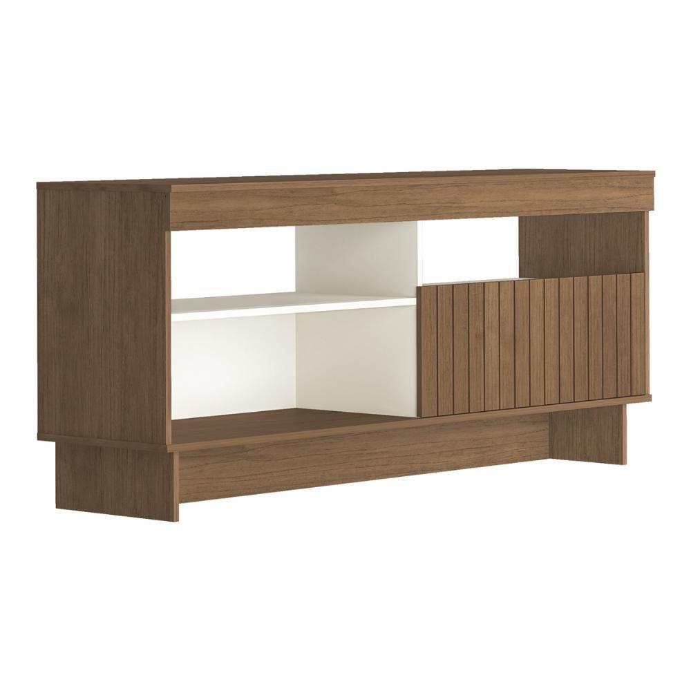 Rack Para Tv Até 65 Polegadas 160cm Com 1 Porta Multimóveis Cr45320 Cinamomo/off White Cinamomo/off White - 5