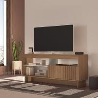 Rack Para Tv Até 65 Polegadas 160cm Com 1 Porta Multimóveis Cr45320 Cinamomo/off White Cinamomo/off White - 1