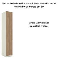 Guarda Roupa Modulado 1 Porta 241x40 Cm Seletto Areia Jequitiba Henn Areia Jequitiba - 5