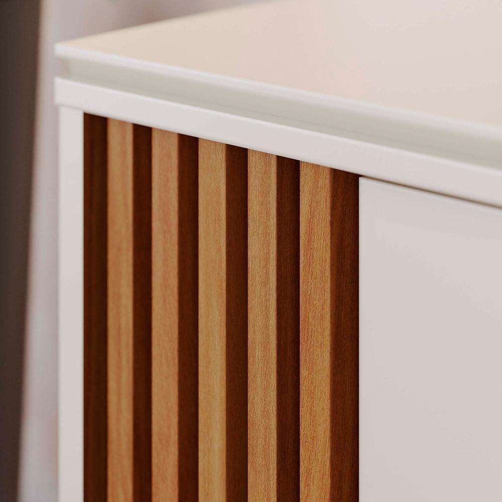 Rack Bancada Otawa Off White Matte-freijó Para Tv Até 65? - Colibri Off White Matte-freijó - 3