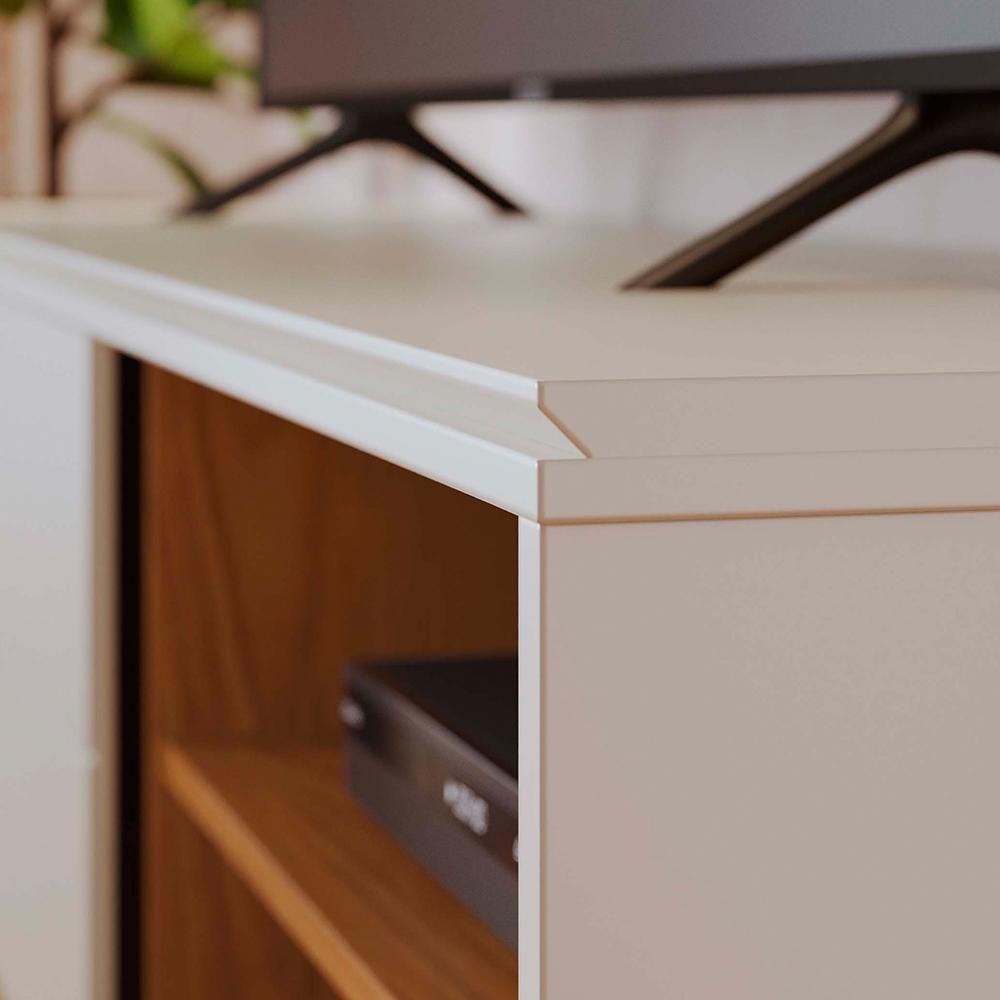 Rack Bancada Otawa Off White Matte-freijó Para Tv Até 65? - Colibri Off White Matte-freijó - 4