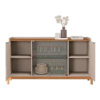 Buffet Aparador Bari 4 Portas Off White-cedro - Casa D Off White-cedro