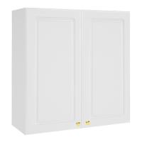 Armário Aéreo Firenze 80cm 2 Portas Branco - Indékes Branco - 1