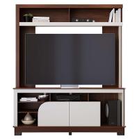 Estante Home Theater Belaya Nogueira Real-off White Matte Para Tv Até 65? - Colibri Nogueira Real-off White Matte - 1