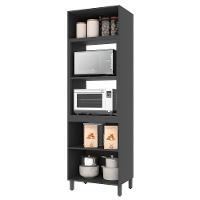 Torre Quente Firenze 70cm 2 Fornos 4 Portas Chumbo-titânio - Indékes Chumbo-titânio - 2