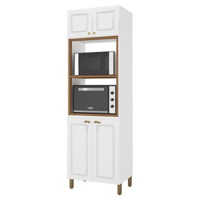 Torre Quente Firenze 70cm 2 Fornos 4 Portas Branco - Indékes Branco