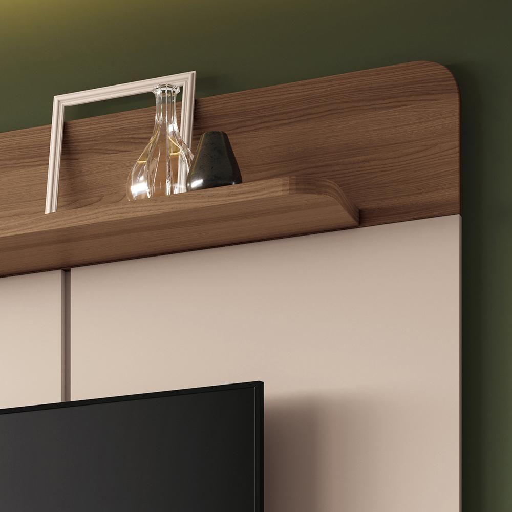 Home Suspenso Galax Off White-castanho Para Tv Até 70? - Hb Móveis Off White-castanho - 3