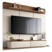 Home Suspenso Galax Off White-castanho Para Tv Até 70? - Hb Móveis Off White-castanho - 1