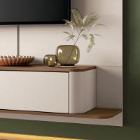 Home Suspenso Galax Off White-castanho Para Tv Até 70? - Hb Móveis Off White-castanho - 6