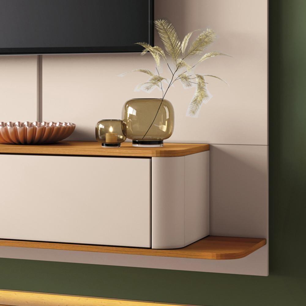 Home Suspenso Galax Off White-cinamomo Para Tv Até 70? - Hb Móveis Off White-cinamomo - 6