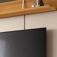 Home Suspenso Galax Off White-cinamomo Para Tv Até 70? - Hb Móveis Off White-cinamomo