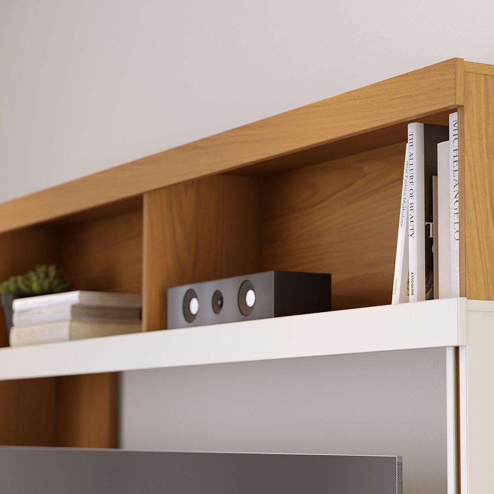 Estante Home Theater Belaya Freijó-off White Matte Para Tv Até 65? - Colibri Freijó-off White Matte - 4