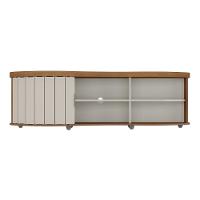 Rack Para Tv Até 75 Polegadas 180cm Com 1 Porta Flex Multimóveis Cr45324 Cinamomo/off White Cinamomo/off White - 8