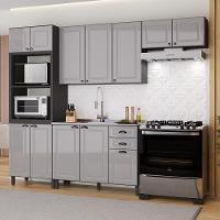 Cozinha Modulada Firenze 4 Peças Com Torre Quente 2 Fornos Chumbo-titânio - Indékes Chumbo-titânio - 2