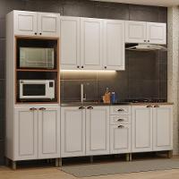 Cozinha Modulada Firenze 5 Peças Com Torre Quente 2 Fornos Branco - Indékes Branco - 2