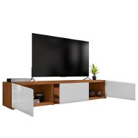 Rack Bancada Eros 180cm Cedro-branco Para Tv Até 60? - Casa D Cedro-branco - 3