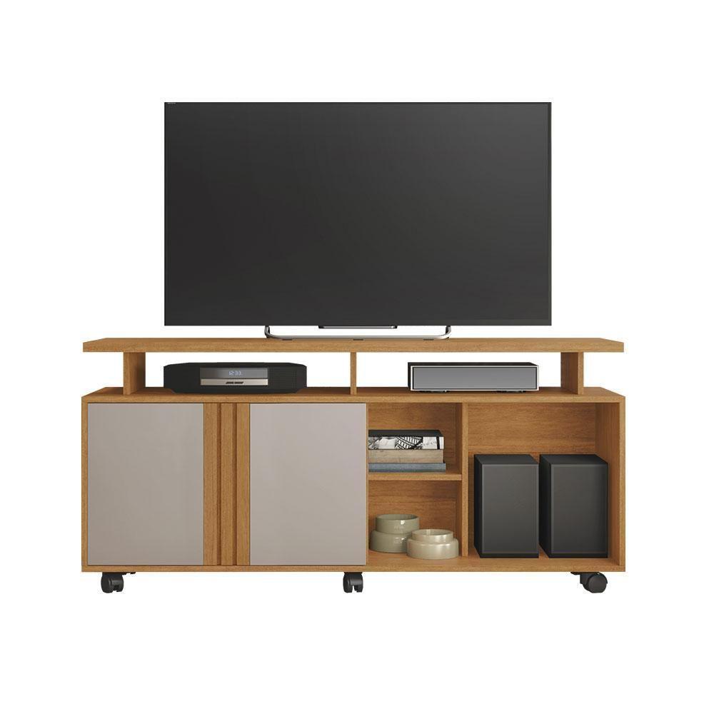 Rack Para Tv Até 58 Polegadas Humor Jcm Cinamomo Off White - 1