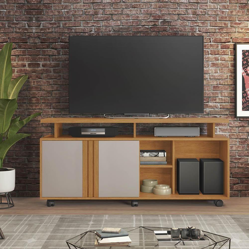 Rack Para Tv Até 58 Polegadas Humor Jcm Cinamomo Off White - 2