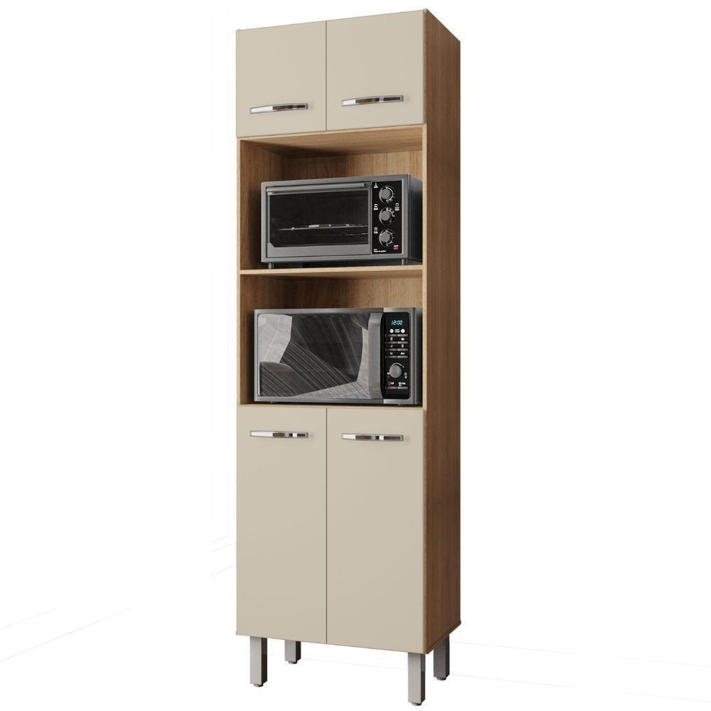 Paneleiro Duplo Mara 4 Portas Savana Off White Moblis - 1