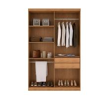 Guarda Roupa Solteiro Hera 4 Portas Rufato Imbuia Com Grafite - 3