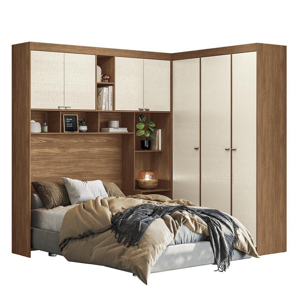 Quarto Modulado Casal Lugano Jatobá-areia - Santos Andirá Jatobá-areia - 1