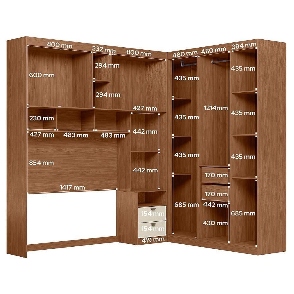 Quarto Modulado Casal Lugano Jatobá-areia - Santos Andirá Jatobá-areia - 4