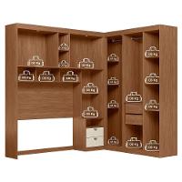 Quarto Modulado Casal Lugano Jatobá-areia - Santos Andirá Jatobá-areia - 5