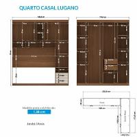 Quarto Modulado Casal Lugano Jatobá-areia - Santos Andirá Jatobá-areia - 7