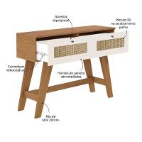 Aparador Buffet 110cm 2 Gavetas Retrô Multimóveis Cr50125 Cinamomo-off White - 3