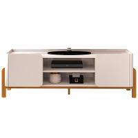 Rack Bancada Tv 65 Pol 180 Cm Cher Off White Cedro Dj Moveis Off White Cedro - 1