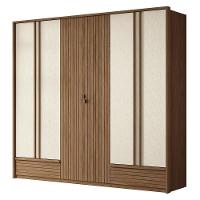 Guarda Roupa Democrata Ripado 6 Portas Jatobá-areia - Santos Andirá Jatobá-areia - 1