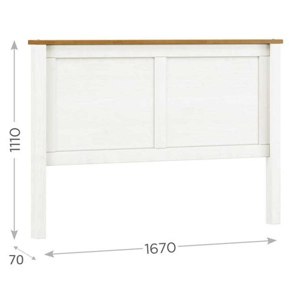 Cabeceira Casal Topázio 160cm Branco-freijó - Finestra Móveis Branco-freijó - 4