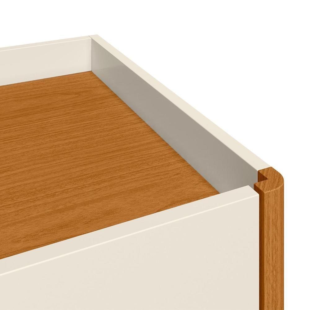 Cômoda Aparador Infinite 8 Gavetas Off White-cinamomo - Móveis Albatroz Off White-cinamomo - 3